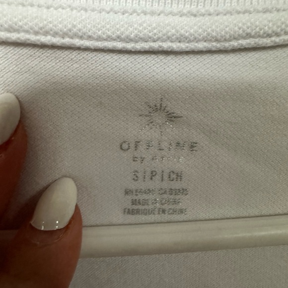 NWOT Offline by Aerie Cropped Polo - Picture 5 of 5